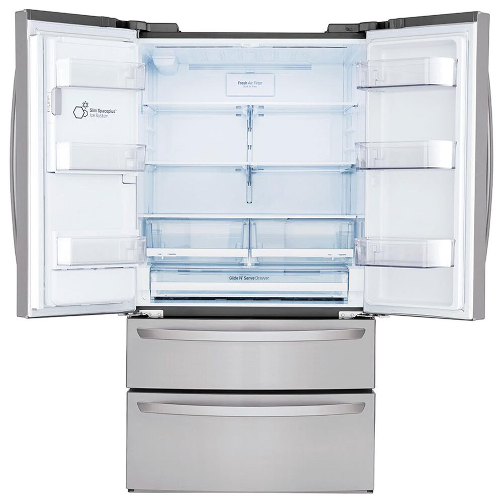 LG 28 Cu. Ft. Capacity 4-Door French Door Refrigerator in Stainless Steel, , large