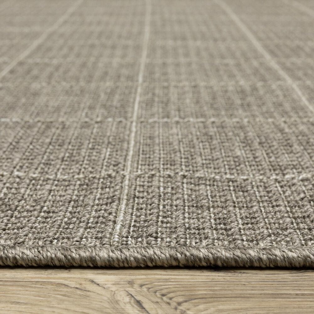Oriental Weavers Caicos CA04B 5&#39;3&quot; x 7&#39;3&quot; Grey Area Rug, , large