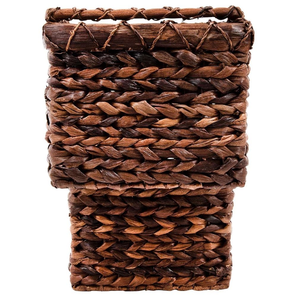 Creative Coop Woven BacBac Leaf Stair Basket in Natural, , large