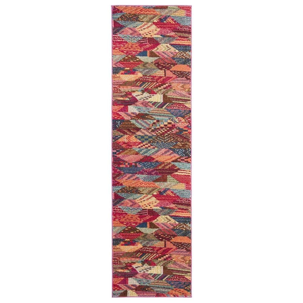 Safavieh Monaco MNC245D 2"2" x 8" Multicolor Runner, , large