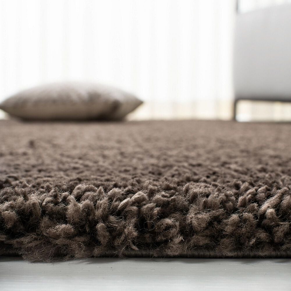 Safavieh August Shag 2&#39;3&quot; x 12&#39; Brown Runner, , large