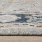 Oriental Weavers Majorca MAJ05 Grey and Blue 6" x 9" Area Rug, , large