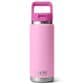 YETI Rambler 26 Oz Water Bottle with Color-Blocked Straw Cap in Power Pink and Wildflower, , large