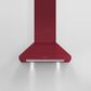 Fisher & Paykel 30" Classic Wall Hood with Pyramid Chimney in Red, , large