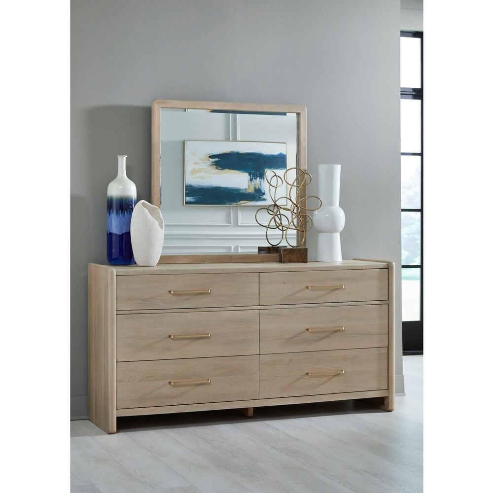 Urban Home Gardenia Wall or Dresser Mirror in Chai, , large