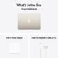 Apple MacBook Air 13-inch Laptop M4 chip - 10 Core CPU - 8 Core GPU - 16GB Memory - 256GB SSD - Starlight (Latest Model), , large