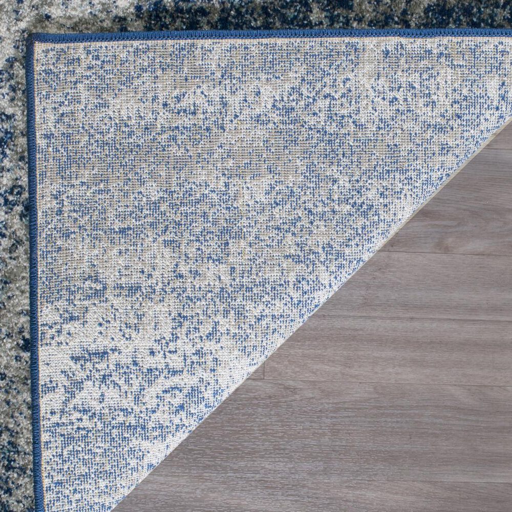 Safavieh Evoke EVK272A-5SQ 5&#39;1&quot; Square Navy/Ivory Area Rug, , large