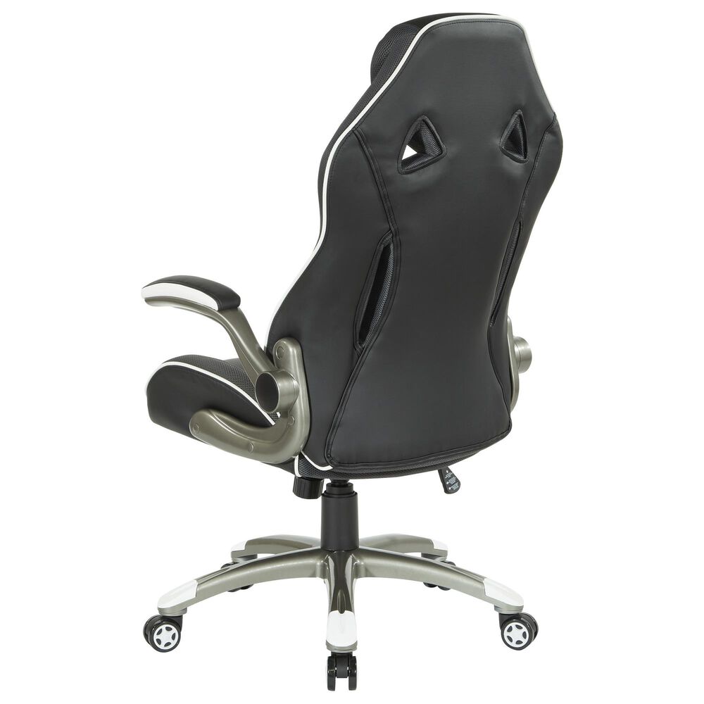 OSP Home Xplorer 51 Gaming Chair in Black and Gray, , large