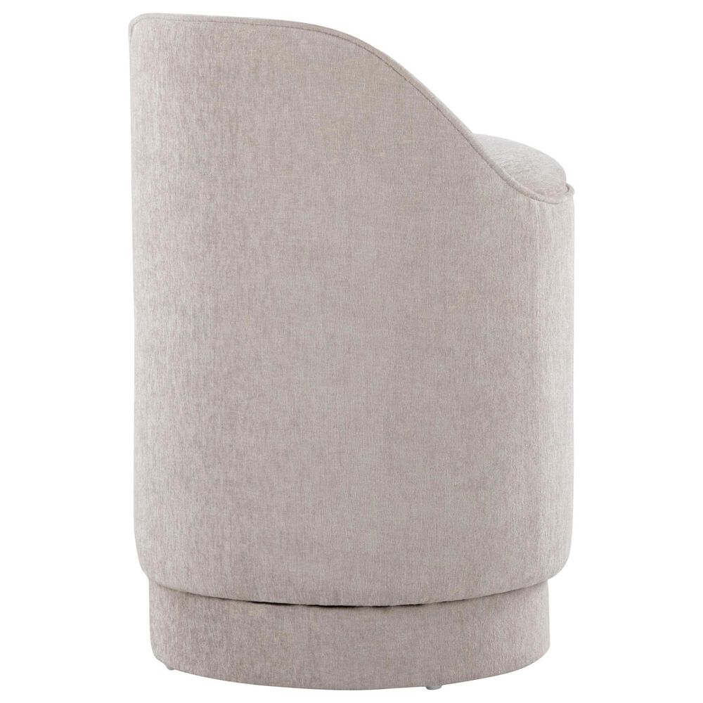 Lumisource Marla Upholstered Vanity Stool in Grey, , large