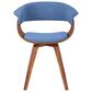 Blue River Summer Chair in Blue and Walnut, , large