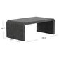 Butler Chatham Rectangular Coffee Table in Charcoal Raffia, , large