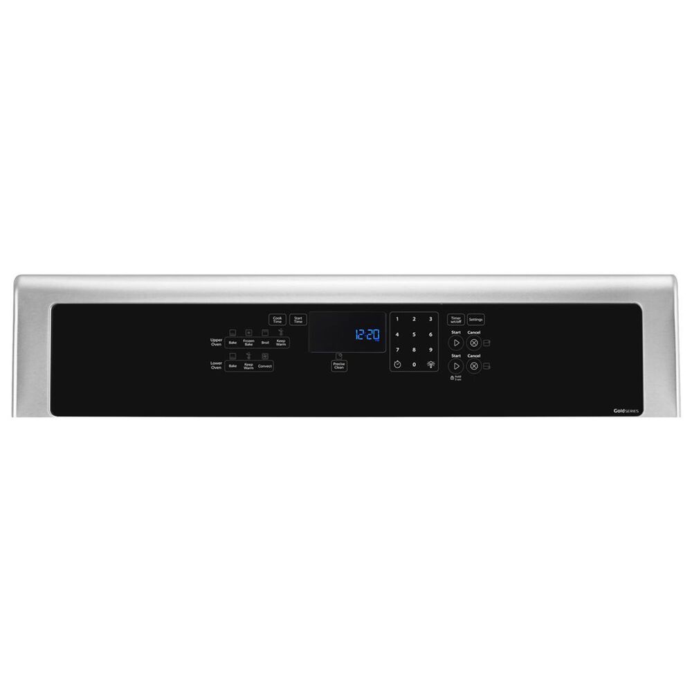 Whirlpool 6.0 Cu. Ft. Gas Double Oven Range with Center Oval Burner in Stainless Steel, , large