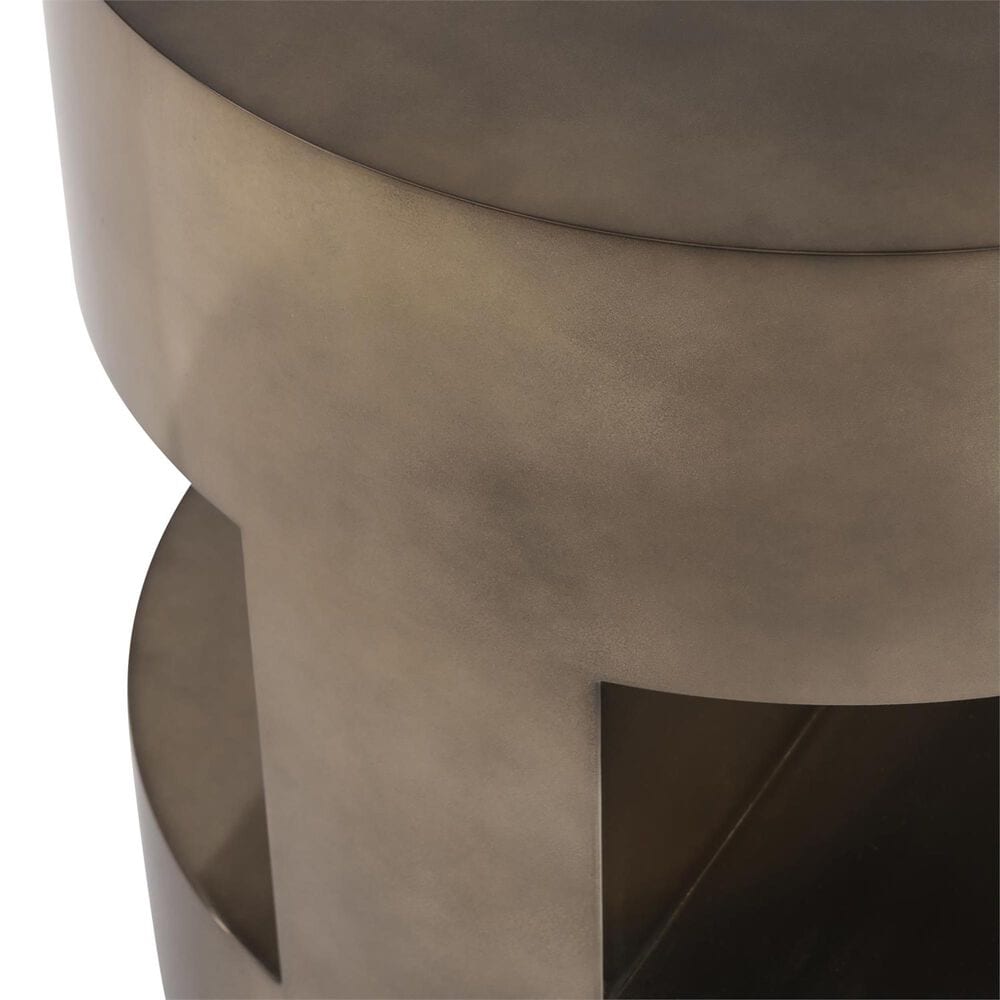 Bernhardt Cassie Side Table in Dark Bronze, , large