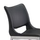 Zuo Modern Ace Bar Chair in Black and Silver (Set of 2), , large