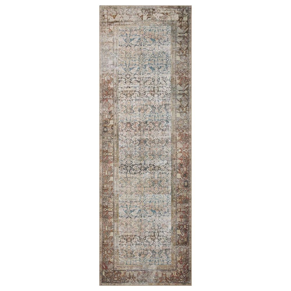 Amber Lewis x Loloi Georgie 3" x 10" Multicolor and Spice Runner, , large