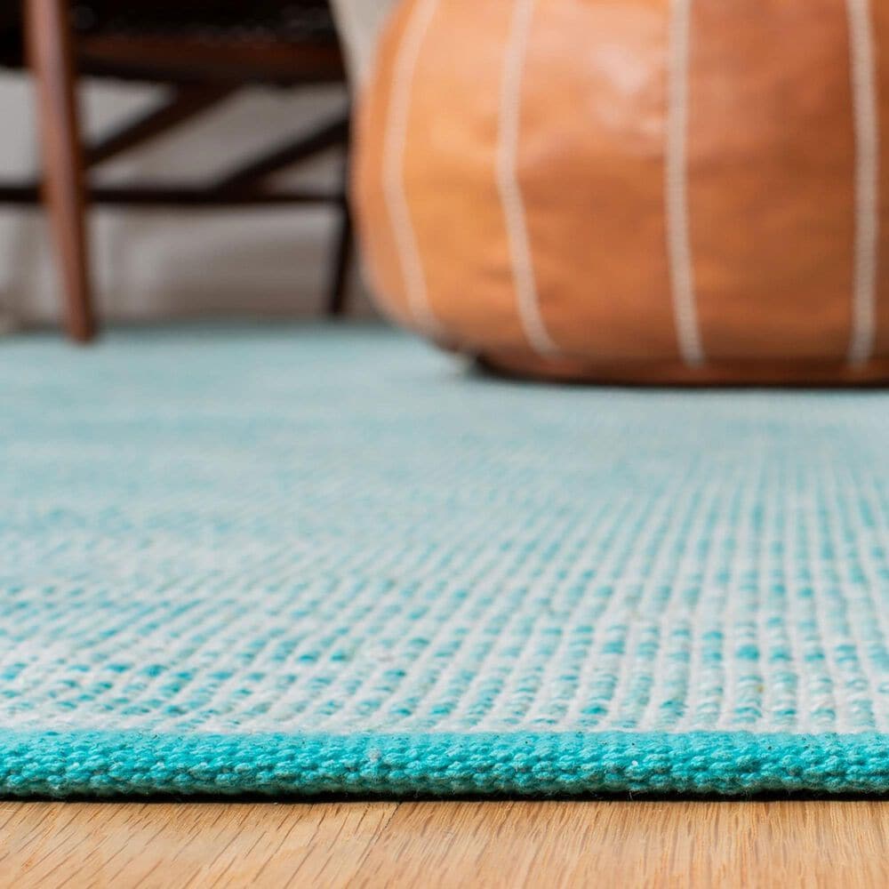 Safavieh Montauk 2&#39;3&quot; x 8&#39; Aqua and Blue Runner, , large