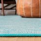 Safavieh Montauk 2"3" x 8" Aqua and Blue Runner, , large