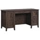 Sauder Carson Forge Computer Desk in Coffee Oak, , large