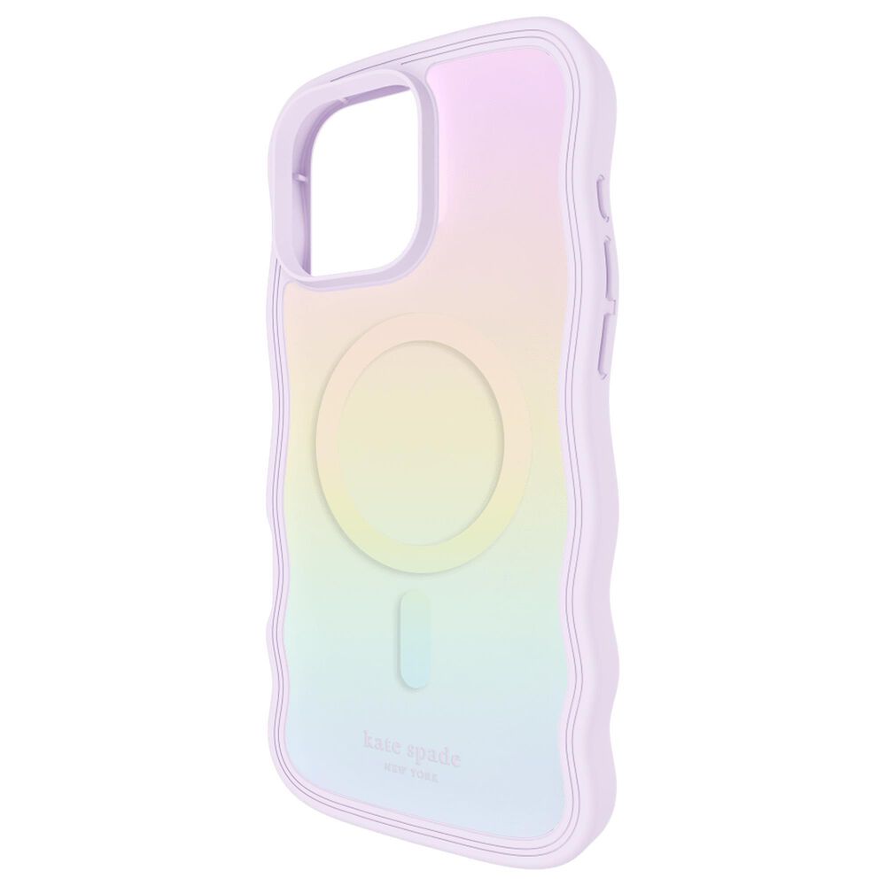 Kate Spade Wavy Magsafe Case for Apple iPhone 16 Pro Max in Opal Iridescent, , large