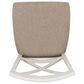 Linon Home Decor Jane Side Chair with Light Tan Cushion in Vanilla White, , large