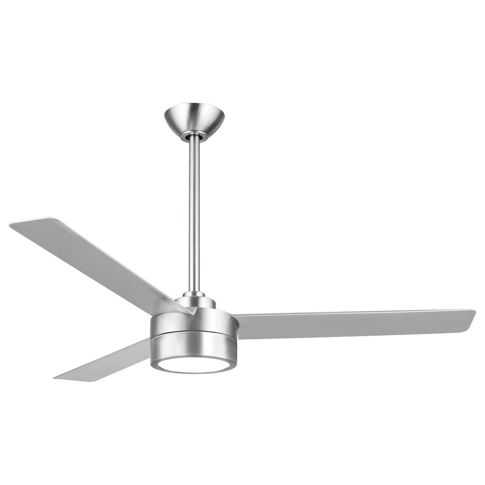Minka-Aire Roto 52" Ceiling Fan with LED Light in Brushed Aluminum, , large