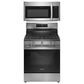 Frigidaire 2-Piece Kitchen Package with 30" Gas Range and 1.8 Cu. Ft. Over-The-Range Microwave in Stainless Steel, , large