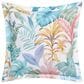 J. Queen New York Bahama 18" Square Throw Pillow in Aqua, , large