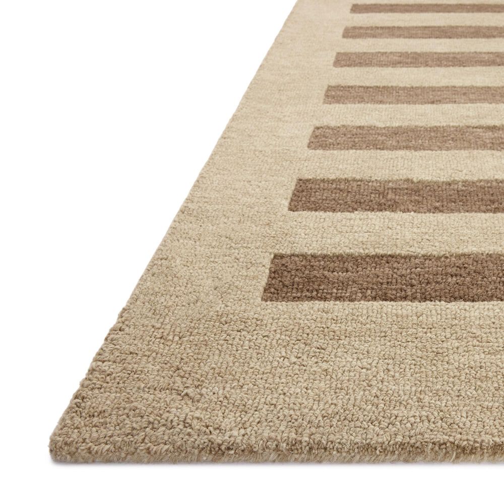 Loloi Craven Oatmeal and Bark 2'6" x 9'9" Runner, , large