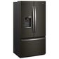 Whirlpool 23.8 Cu. Ft. Counter-Depth French Door Refrigerator in Fingerprint Resistant Black Stainless Steel, , large