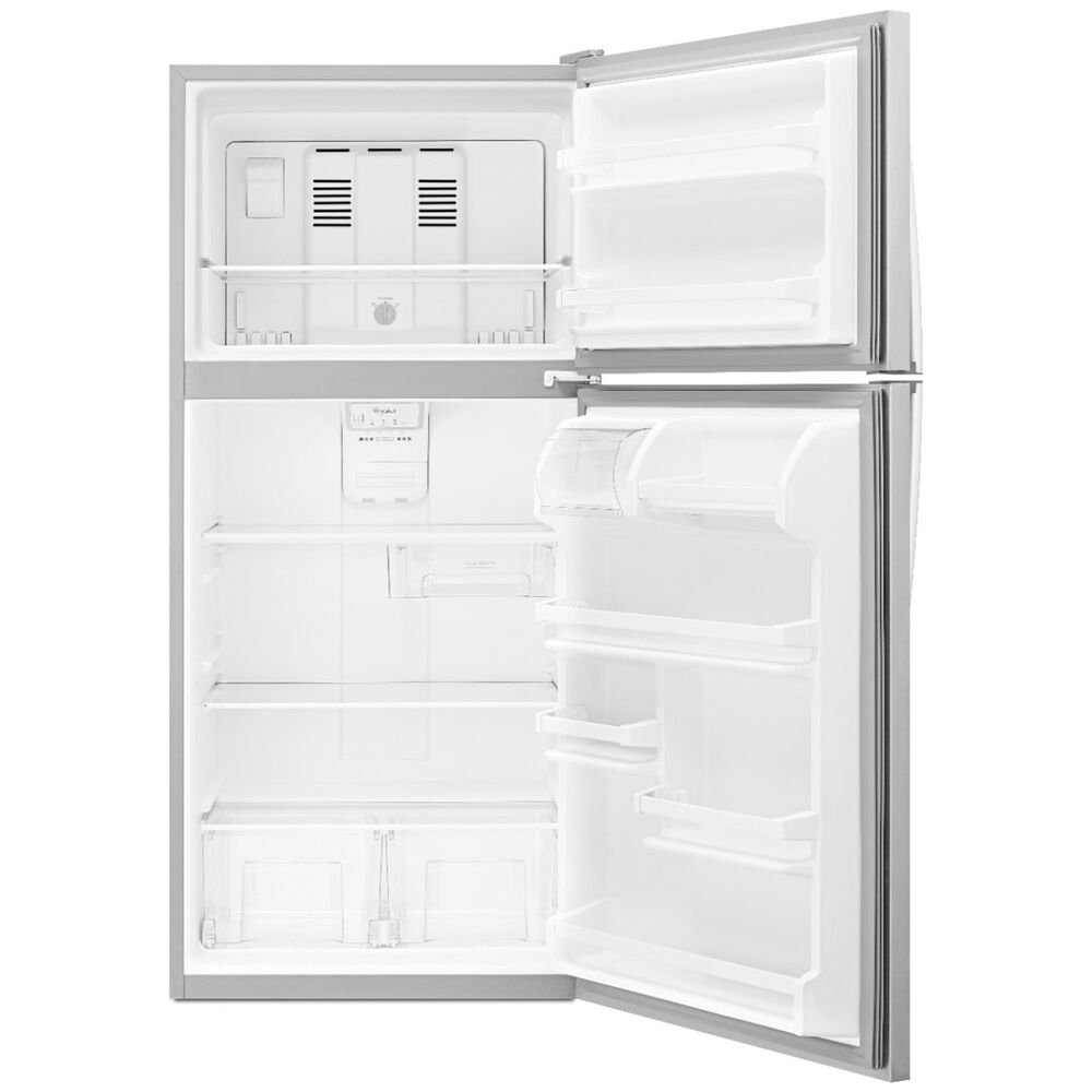 Whirlpool 18 Cu. Ft. Top Freezer Refrigerator Energy Star in Stainless Steel, , large