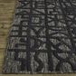 Feizy Norah 6062L 7"9" x 9"9" Black and Dark Gray Area Rug, , large