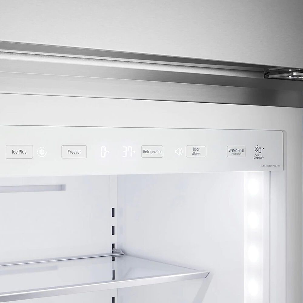 LG Studio 26 Cu. Ft. Side-by-Side Refrigerator in Stainless Steel, , large