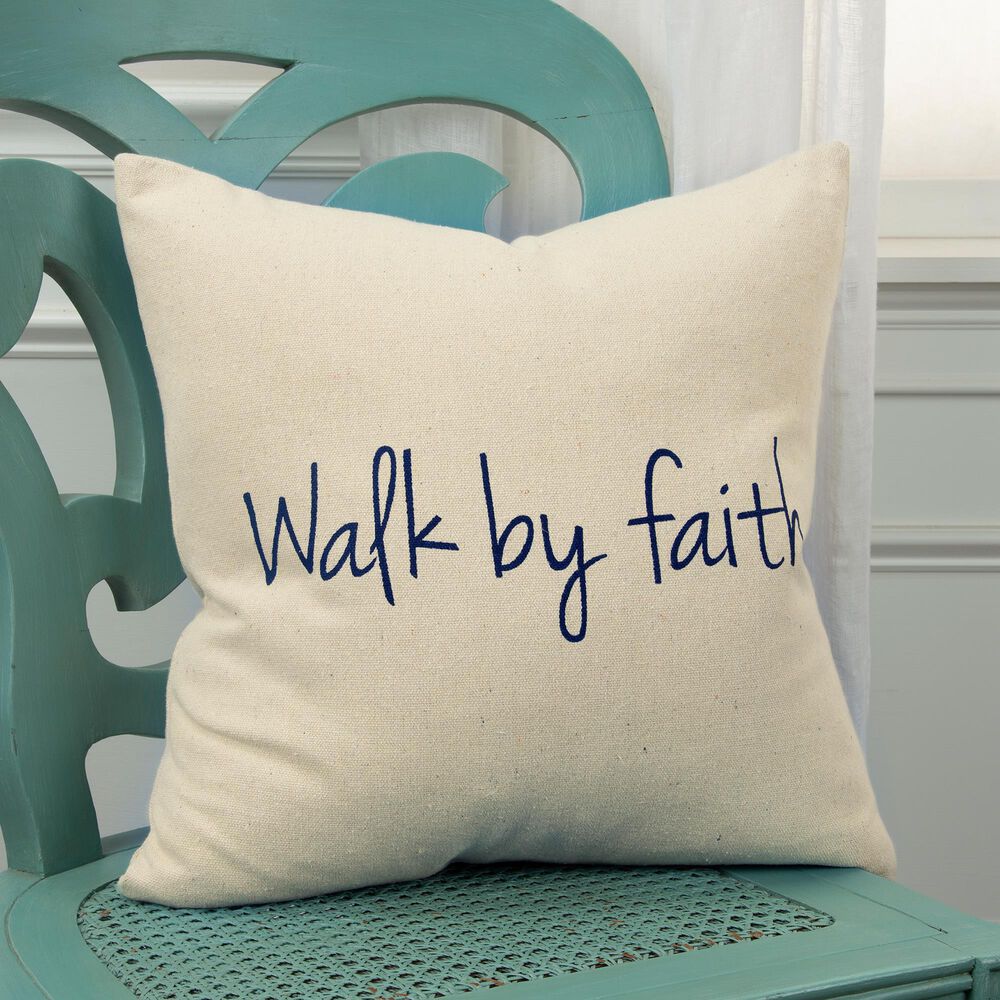 Rizzy Home Sentiment 20" Poly Filled Pillow in Natural, , large