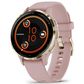Garmin Venu 3S 41mm Soft Gold Stainless Steel Bezel Case with Dust Rose Silicone Band, , large