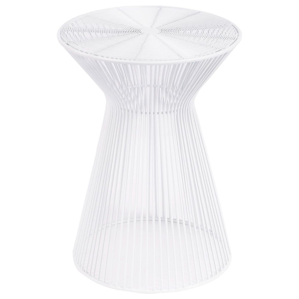 Butler Greeley End Table in White, , large