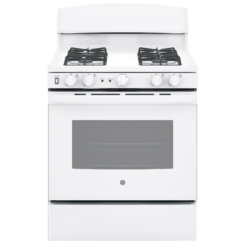 GE Appliances 5.0 Cu. Ft. Freestanding Gas Range in White, , large