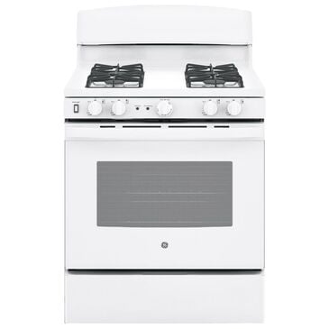 GE Appliances 5.0 Cu. Ft. Freestanding Gas Range in White, , large