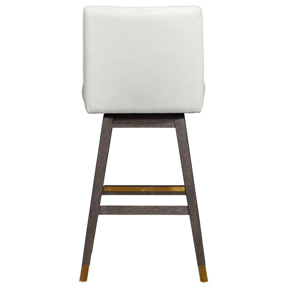 Blue River Basila Swivel Barstool in Pearl, , large