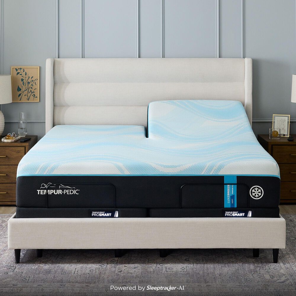 Tempur-Pedic LuxeBreeze 2.0 Soft Flex Head King Mattress, , large