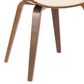 Lumisource Symphony Arm Chair with Cream Cushion in Walnut, , large