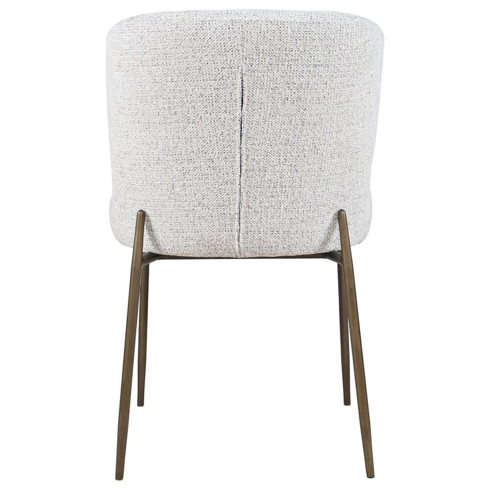 Waltham Luna and Gibson 7-Piece Rectangular Dining Set in Brown and Antique Brass, , large