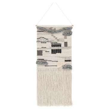 Safavieh Kalli Jasbryn Woven Wall Art in Ivory and Grey, , large