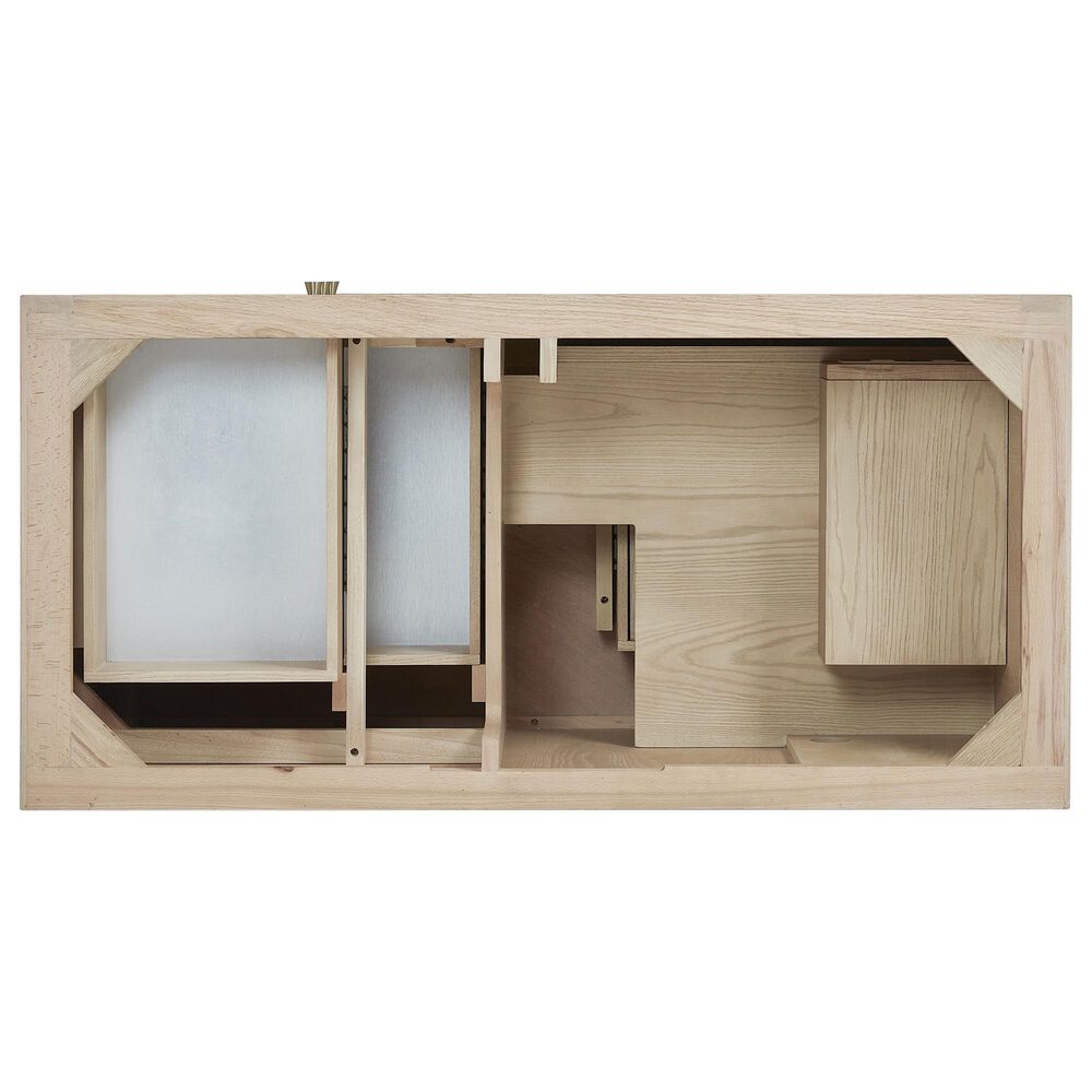 James Martin Vanities Marigot Single 48&quot; Single Vanity in Sun-washed Oak with 3 cm Charcoal Soapstone Quartz Top, , large