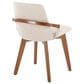 LumiSource Cosmo Accent Chair with Fabric Cushion in Cream, , large