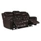 Oxford Furniture Cheers Power Reclining Sofa with Power Headrest in Cowboy Dark Brown, , large