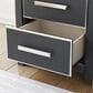 Ashley Zuraleus Queen Upholstered Panel Bed with Two Nightstands in Matte Black, , large