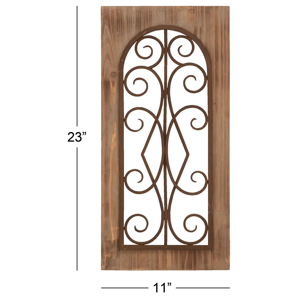 Maple and Jade 23&quot; x 11&quot; Wall Panel in Natural Brown, , large