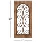 Maple and Jade 23" x 11" Wall Panel in Natural Brown, , large