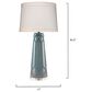 Splendor Living Quailridge Table Lamp in Teal and Silver, , large