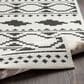 Surya Moroccan Shag MCS-2305 2" x 3" Black and White Area Rug, , large